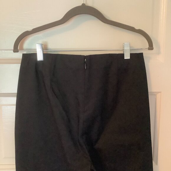 rag & bone women's tailored pants 10 black back zipper slim ankle cotton - Picture 5 of 10